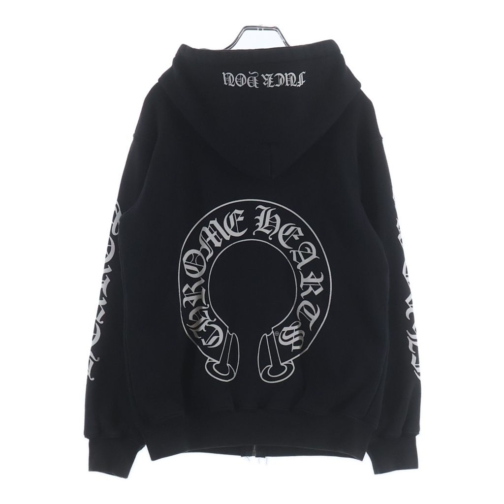 Chrome Hearts Thrml HD Zip Lining Thermal Back Shoe Arm Logo Print Zip