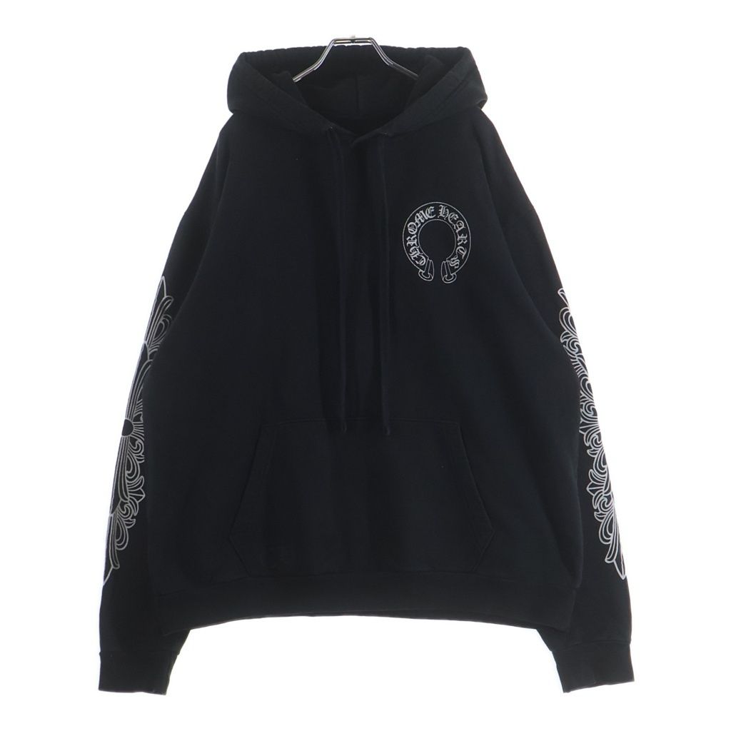 Chrome Hearts Sweatshirt Plvr Sleeve Floral Back Horse Shoe Print Pullover — view 2