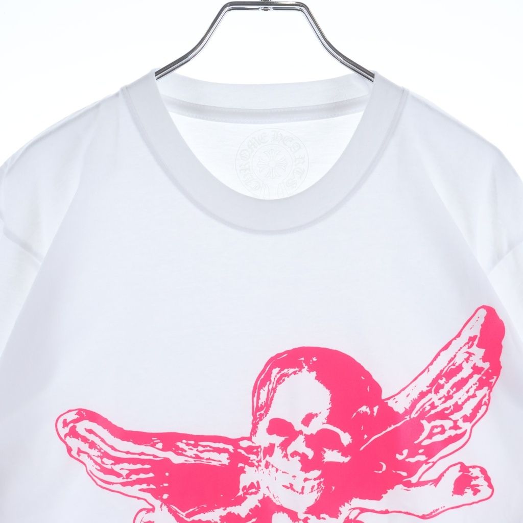 Chrome Hearts Foti Miss Lerlene Tee Print Short Sleeve T-Shirt White Pink — view 3