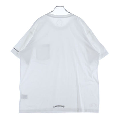 Chrome Hearts Neck Logo Tee Print Crew Short Sleeve T-Shirt White — view 2