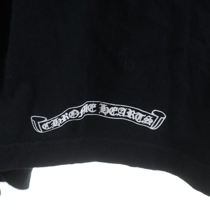 Chrome Hearts CH LS Neck Logo Print Sleeve Long T-Shirt Top Black — view 6