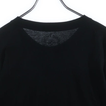 Chrome Hearts CH LS Neck Logo Print Sleeve Long T-Shirt Top Black — view 4