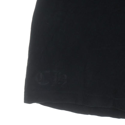 Chrome Hearts CH T-shrt 1 Back English Print T-Shirt Short Sleeve Top Black — view 6