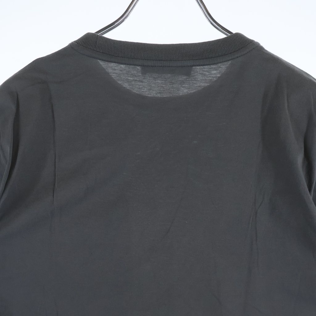 Prada Triangle Logo Pocket Short Sleeve T-Shirt Gray — view 4