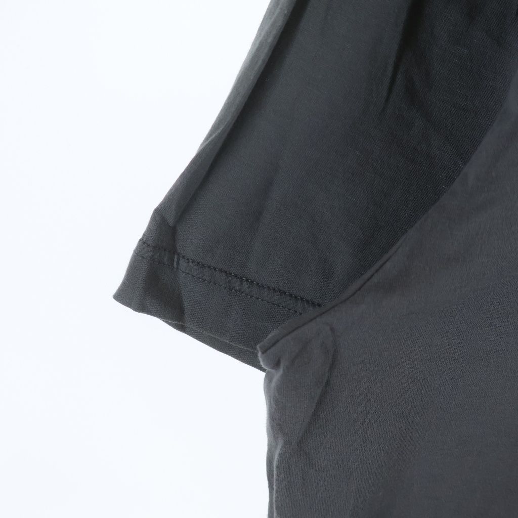 Prada Triangle Logo Pocket Short Sleeve T-Shirt Gray — view 5