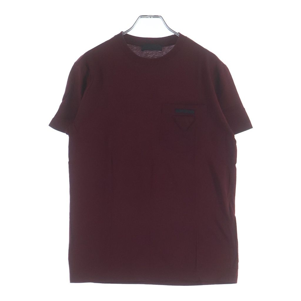 Prada Triangle Logo Pocket Short Sleeve T-Shirt