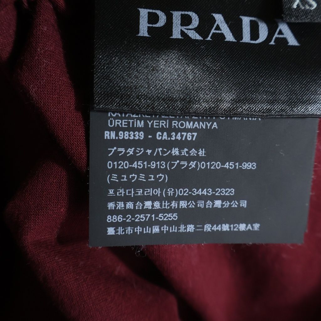 Prada Triangle Logo Pocket Short Sleeve T-Shirt — view 8