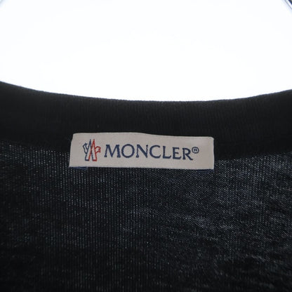 Moncler Maglia T-Shirt Crew Neck Long Sleeve T Black — view 7