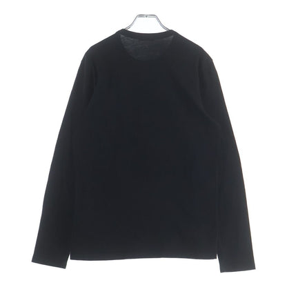 Moncler Maglia T-Shirt Crew Neck Long Sleeve T Black — view 2
