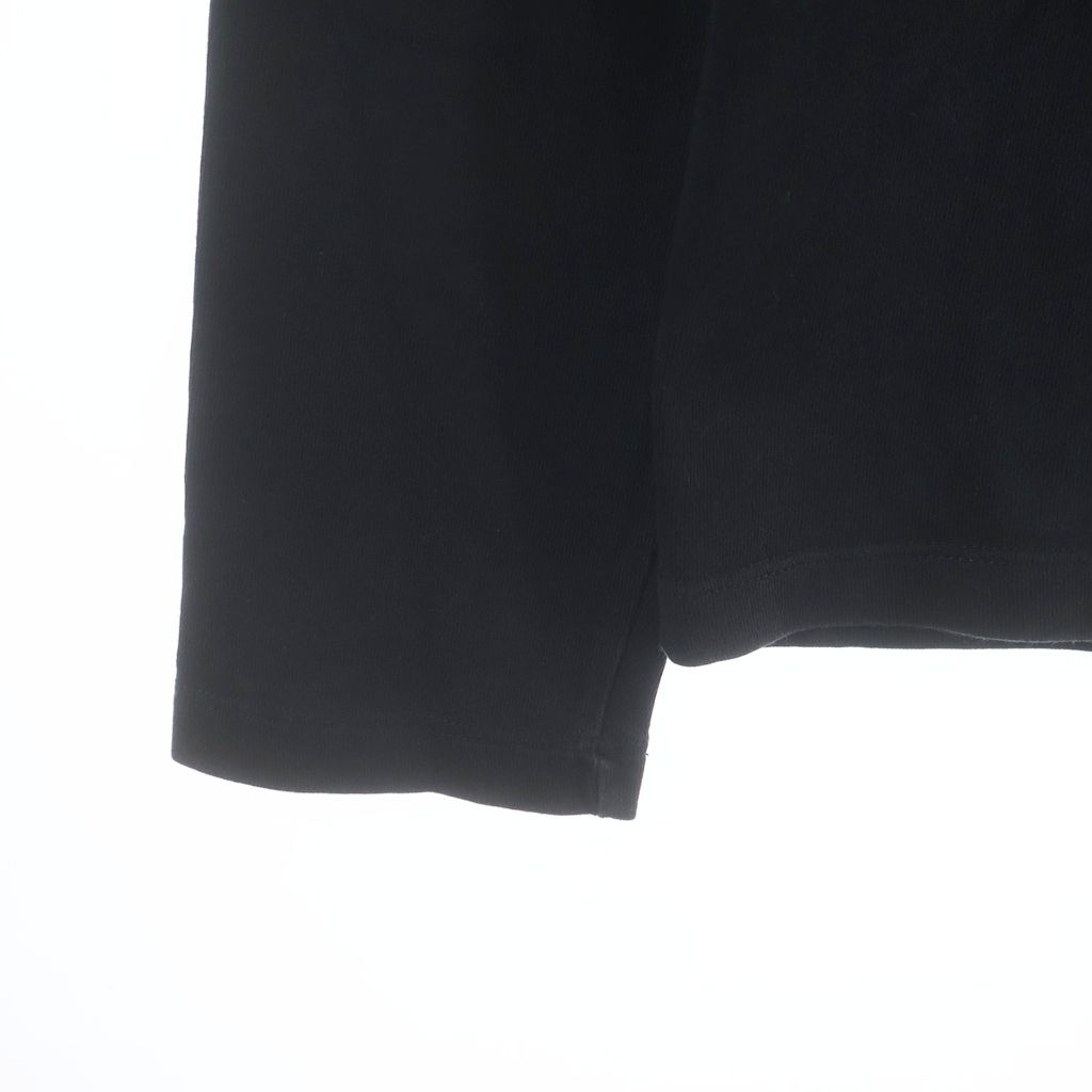 Moncler Maglia T-Shirt Crew Neck Long Sleeve T Black — view 6