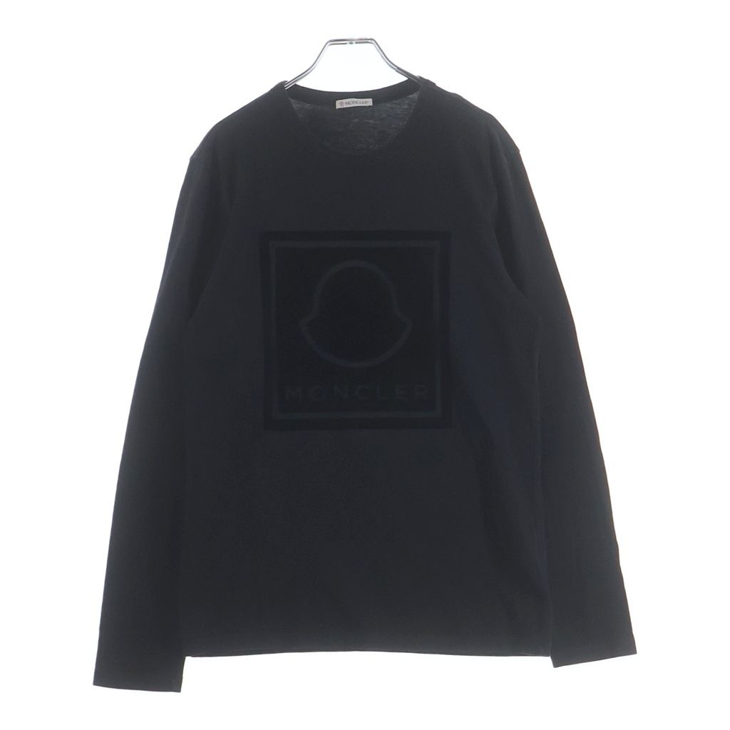 Moncler Maglia T-Shirt Crew Neck Long Sleeve T Black