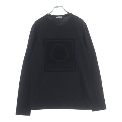 Moncler Maglia T-Shirt Crew Neck Long Sleeve T Black
