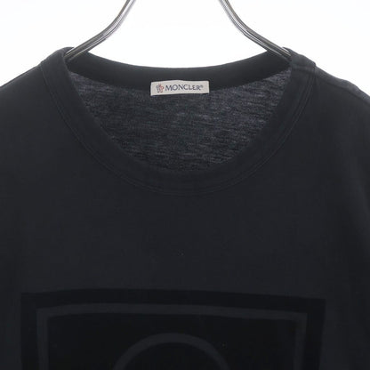 Moncler Maglia T-Shirt Crew Neck Long Sleeve T Black — view 3