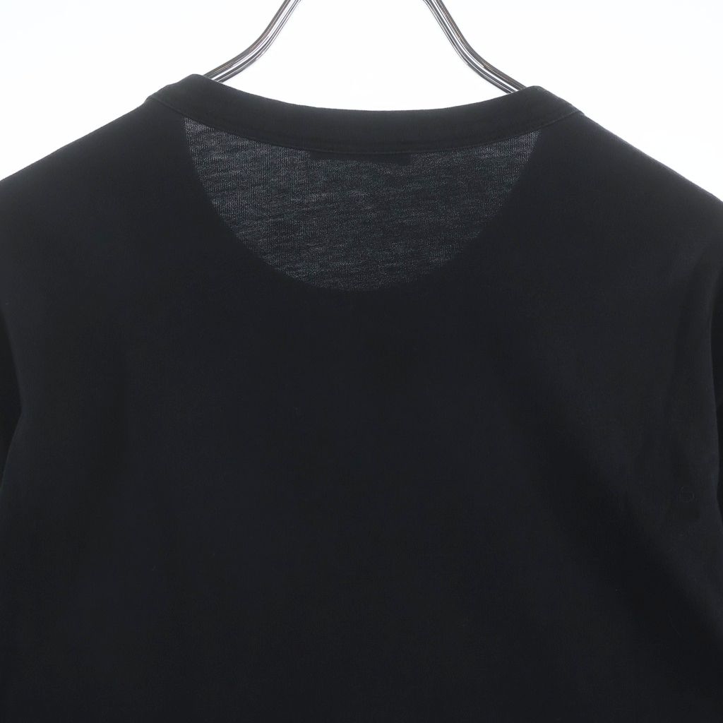Moncler Maglia T-Shirt Crew Neck Long Sleeve T Black — view 4