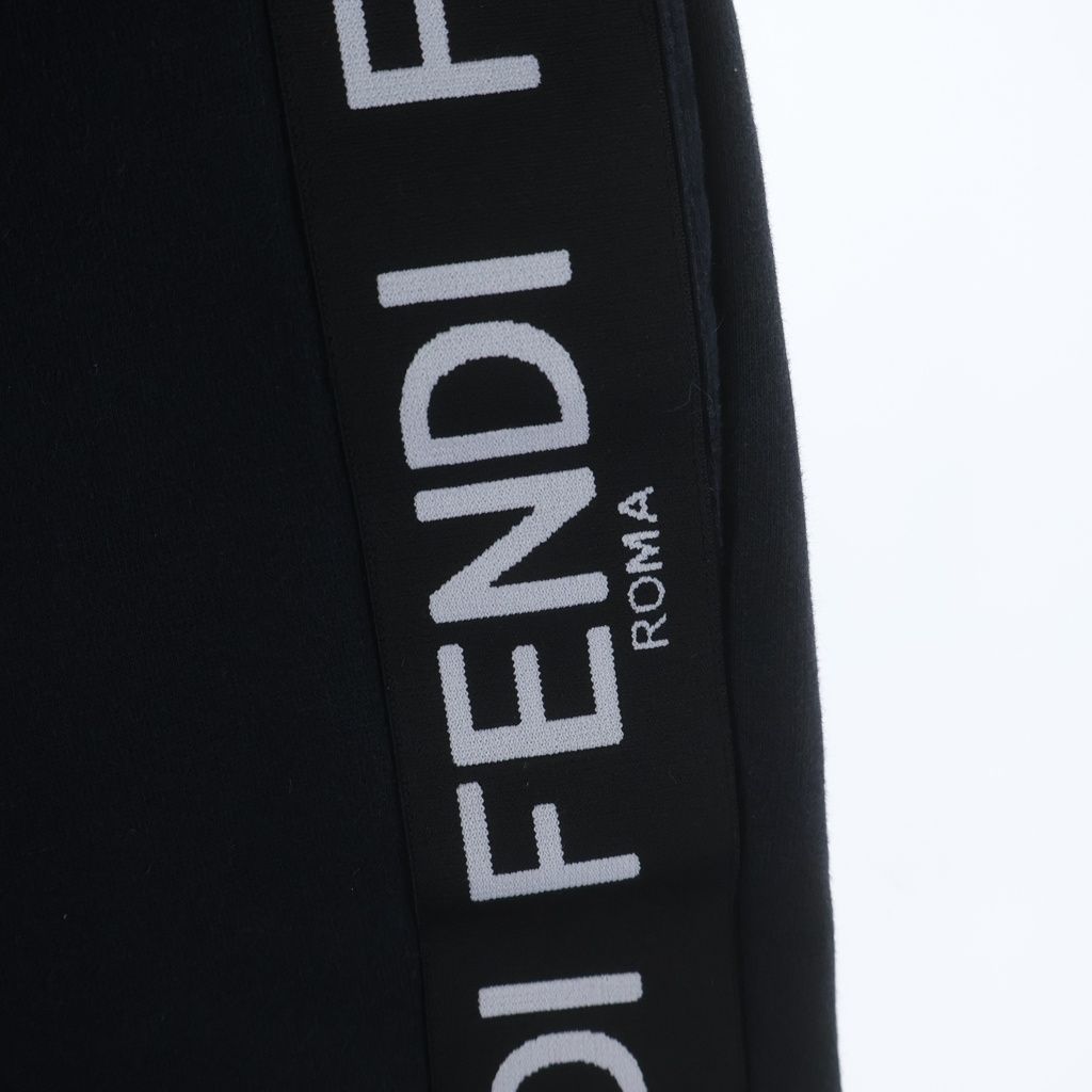 Fendi Jogger Pants Side Logo Sweatshirt Black — view 6