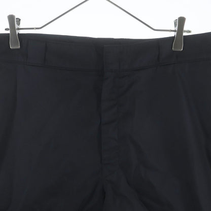 Prada Re-Nylon Bermuda Shorts Triangle Logo Pants Nylon Black — view 3