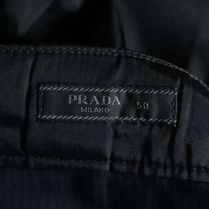 Prada Re-Nylon Bermuda Shorts Triangle Logo Pants Nylon Black — view 6
