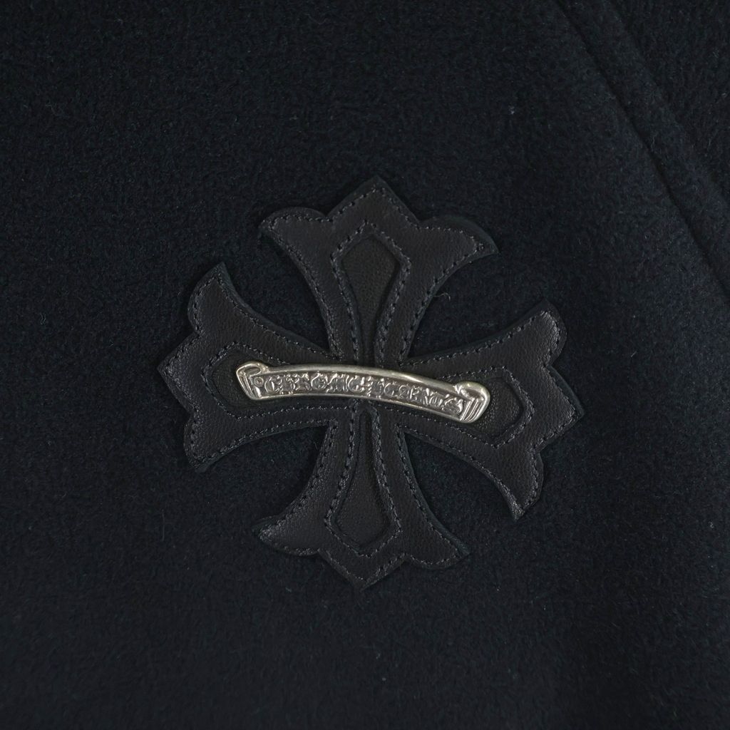 Chrome Hearts Not Detention CH Plus Patch Pullover Fleece Hoodie Black — view 5