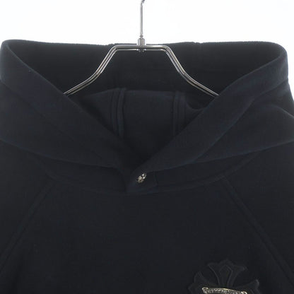Chrome Hearts Not Detention CH Plus Patch Pullover Fleece Hoodie Black — view 3