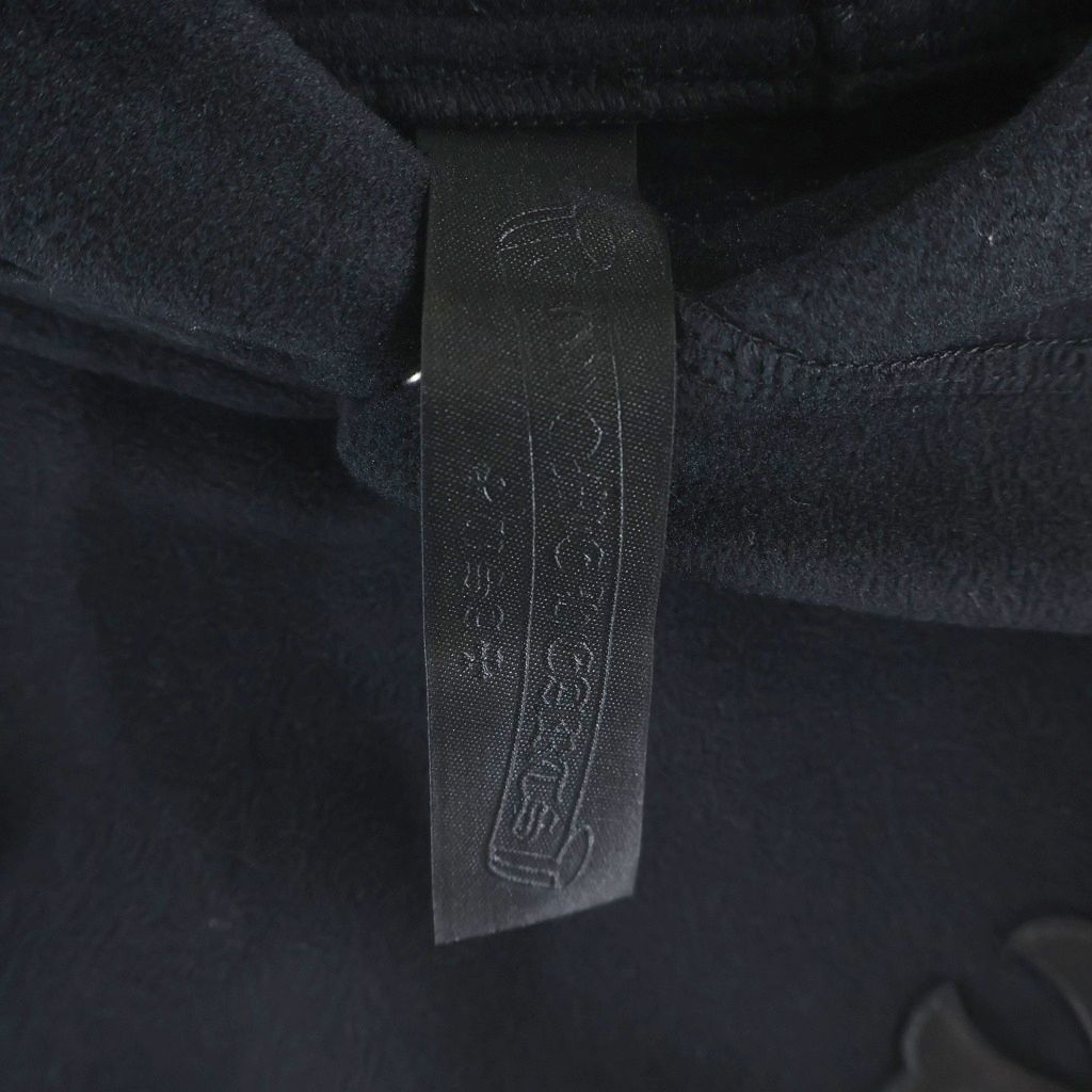 Chrome Hearts Not Detention CH Plus Patch Pullover Fleece Hoodie Black — view 7
