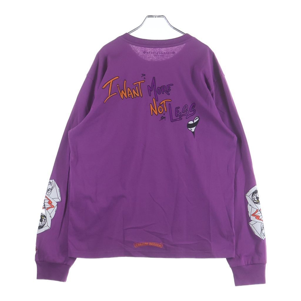 Chrome Hearts Matty Boy Ppo I Want More Not Less L S Tee Boy Printed Long