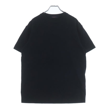 Louis Vuitton LV Logo Embossed Short Sleeve T-Shirt Dt3 Black