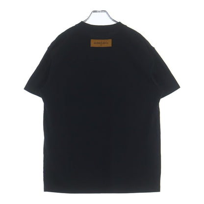 Louis Vuitton LV Logo Embossed Short Sleeve T-Shirt Dt3 Black — view 2