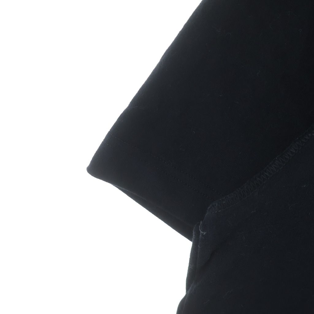 Louis Vuitton LV Logo Embossed Short Sleeve T-Shirt Dt3 Black — view 5