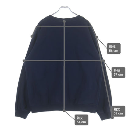 Celine Paris Logo Print Sweatshirt Navy — view 9
