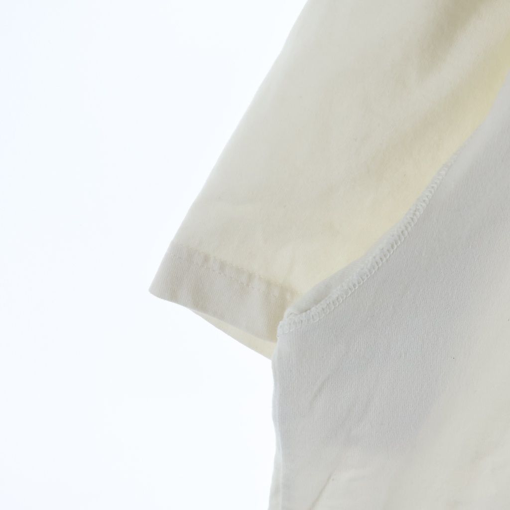 Louis Vuitton LV Logo Embossed Short Sleeve T-Shirt Dt3 White — view 5