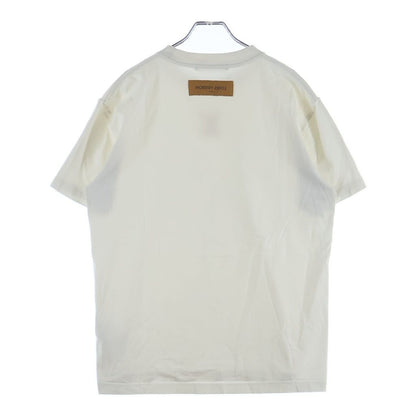 Louis Vuitton LV Logo Embossed Short Sleeve T-Shirt Dt3 White — view 2