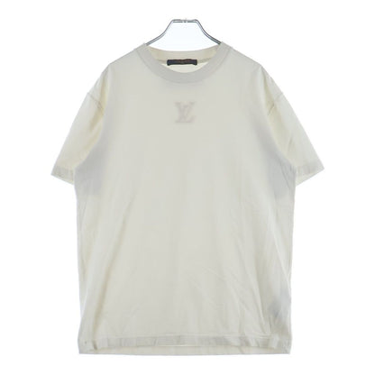 Louis Vuitton LV Logo Embossed Short Sleeve T-Shirt Dt3 White