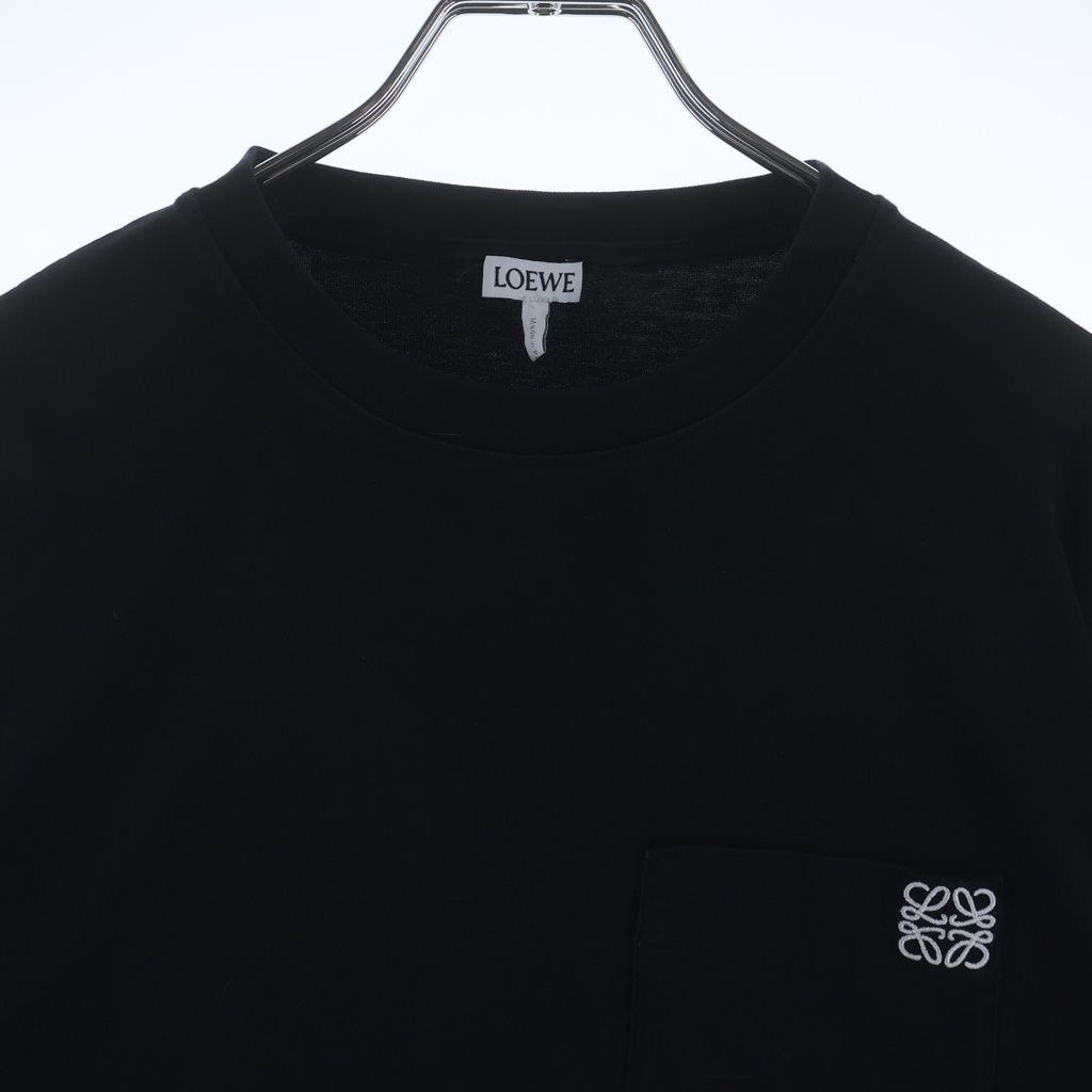 Loewe Anagram Logo Pocket Long Sleeve T-Shirt Black — view 3