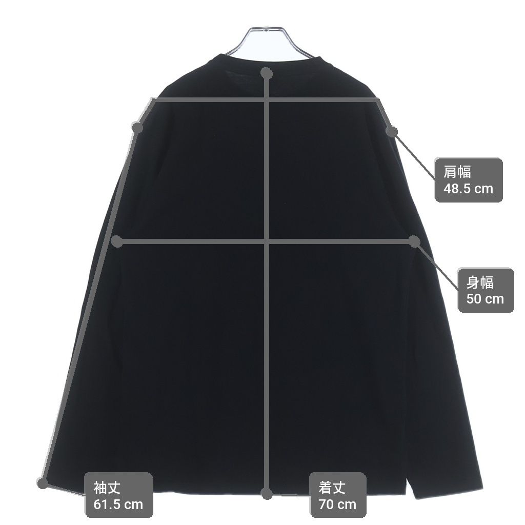 Loewe Anagram Logo Pocket Long Sleeve T-Shirt Black — view 9