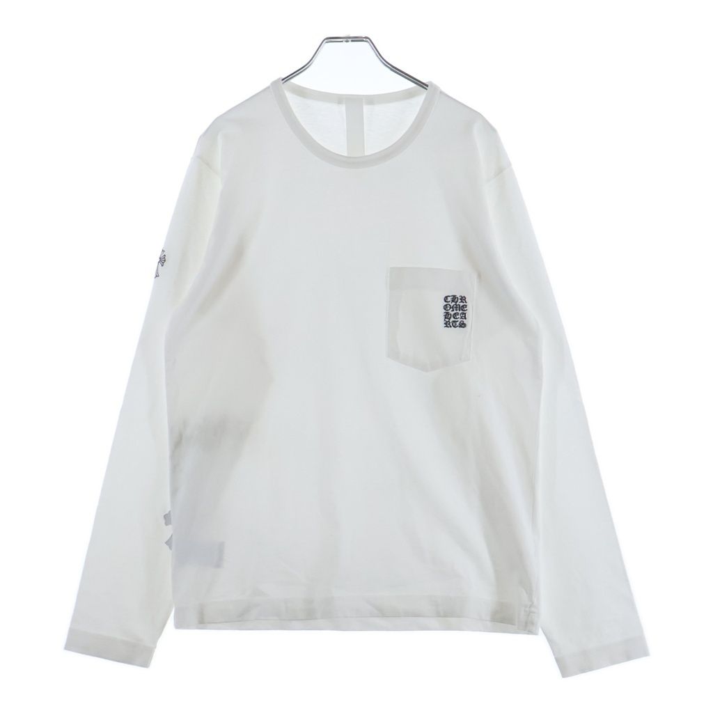 Chrome Hearts Not L S T-Shirt Lucky Patch with Sleeve Cross Embroidery Long