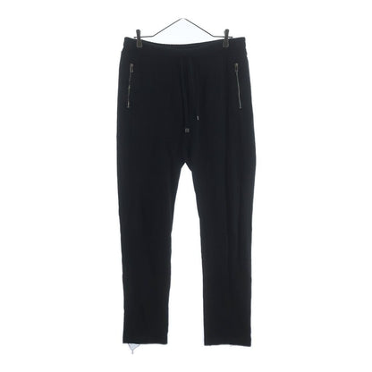 Dolce & Gabbana Logo Plate Jogger Sweatshirt Pants Black