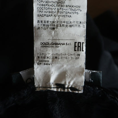 Dolce & Gabbana Logo Plate Jogger Sweatshirt Pants Black — view 8