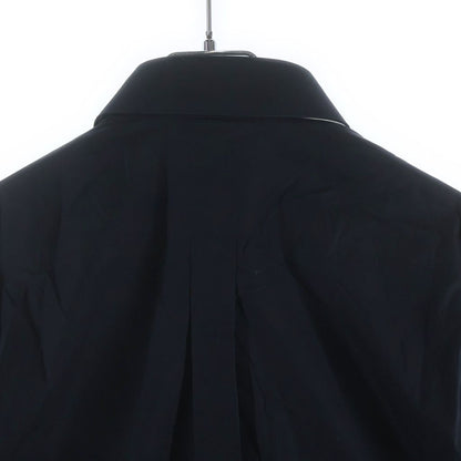 Dolce & Gabbana Marti Ni Senta Logo Line Collared Long Sleeve Shirt Black — view 4