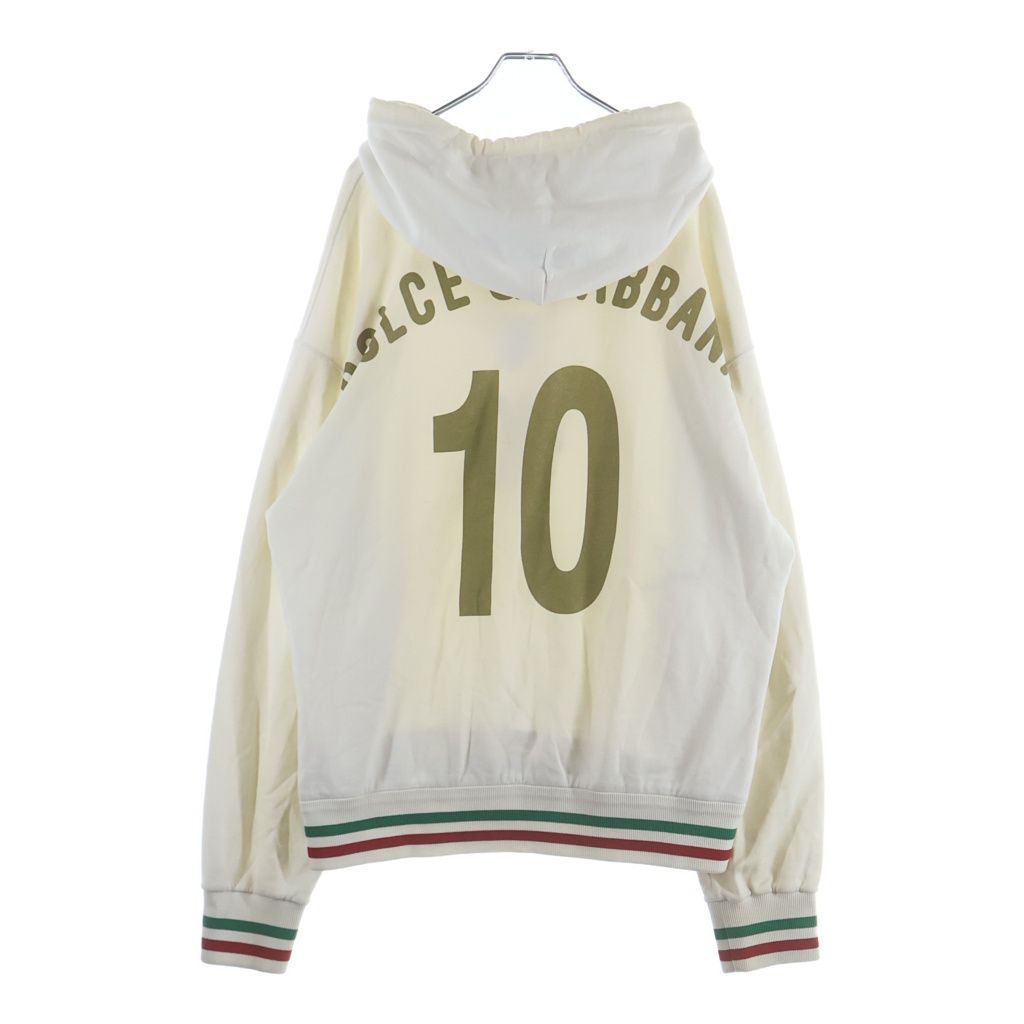 Dolce & Gabbana Italy Logo Motif Pullover Sweatshirt Hoodie White Red Green