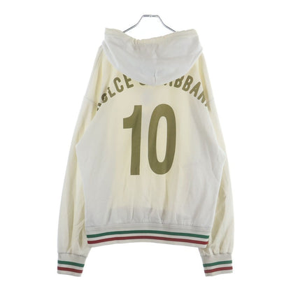 Dolce & Gabbana Italy Logo Motif Pullover Sweatshirt Hoodie White Red Green