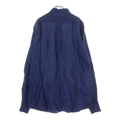 Dolce & Gabbana Marti Ni Chest Logo Embroidery Button Up Collared Long Sleeve — view 2