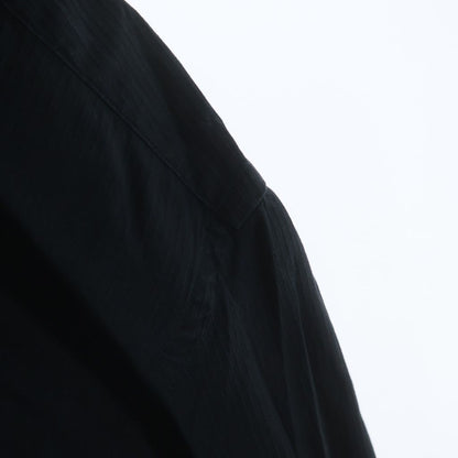 Dolce & Gabbana Button Up Collared Long Sleeve Striped Shirt Black — view 6