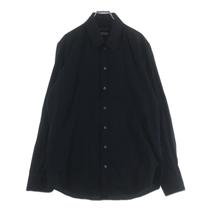 Dolce & Gabbana Button Up Collared Long Sleeve Striped Shirt Black