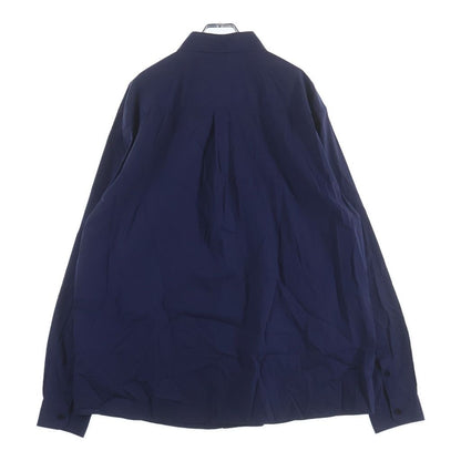 Dolce & Gabbana Chest Bee Embroidery Button Up Collared Long Sleeve Shirt Blue — view 2