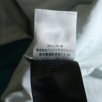 Balenciaga Destroyed Logo Midi Amfrey Souple Over Hoodie Green — view 8