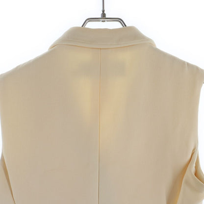 Dior Wool Silk Vest Gilet Dress Ivory 34 — view 4