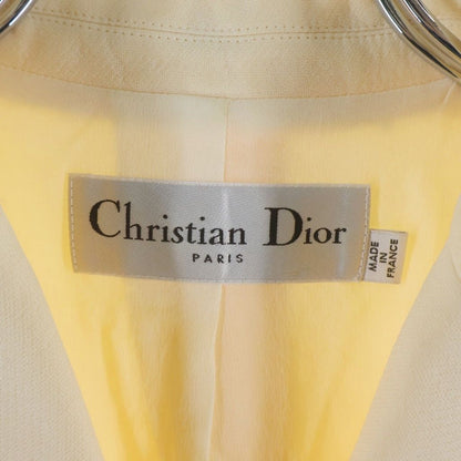 Dior Wool Silk Vest Gilet Dress Ivory 34 — view 7