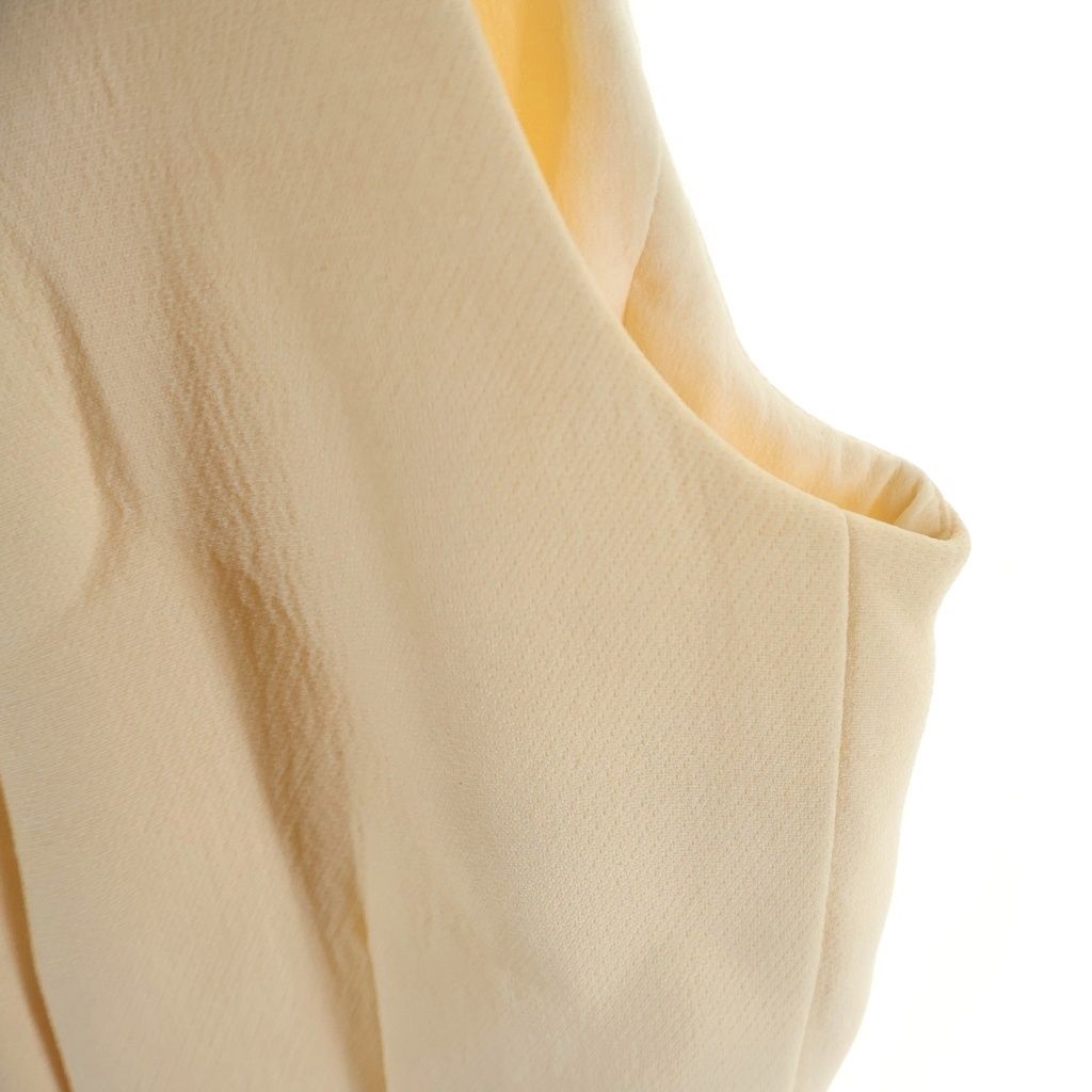 Dior Wool Silk Vest Gilet Dress Ivory 34 — view 6