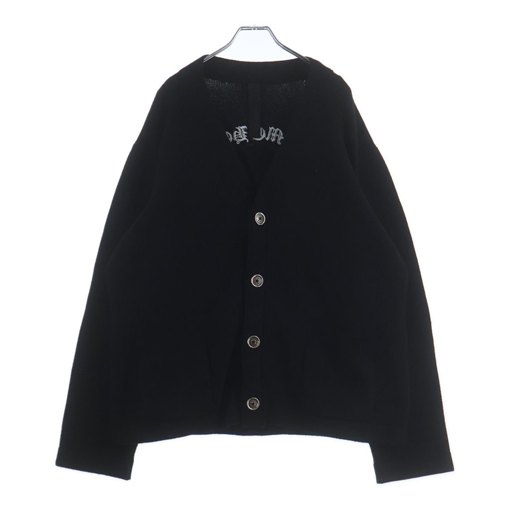Chrome Hearts Not Sailin on Cardigan Cashmere Knit Black — view 2