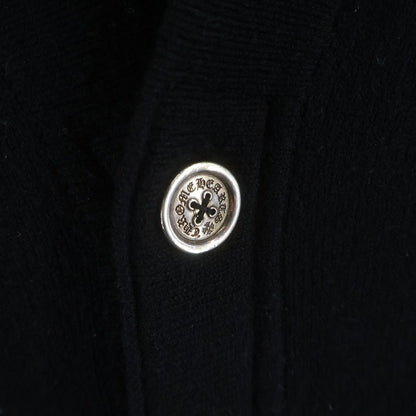 Chrome Hearts Not Sailin on Cardigan Cashmere Knit Black — view 5
